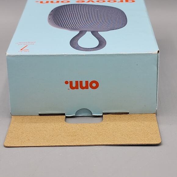 Groove Onn Mini Rugged Speaker Bluetooth Wireless Grey Open Box New - Picture 6 of 9